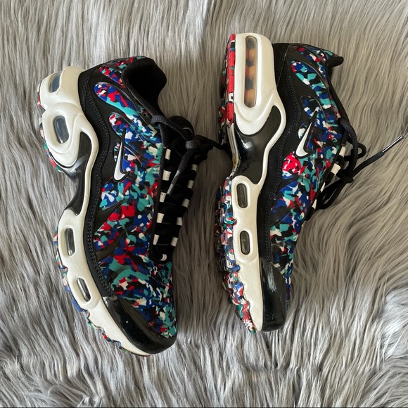 NIKE air max plus gs black hyper blue sneakers - Picture 4 of 9